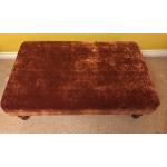 Large Velvet Footstool